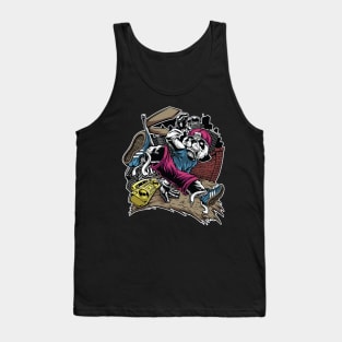 Hip Hop Panda - Dancing Panda - Break Dancing Panda Tank Top